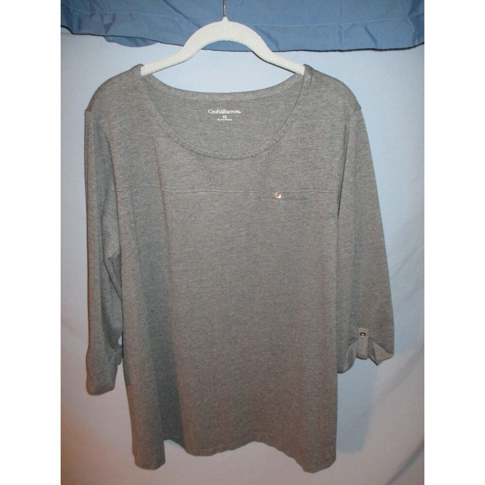 3/4 sleeve tops 3x